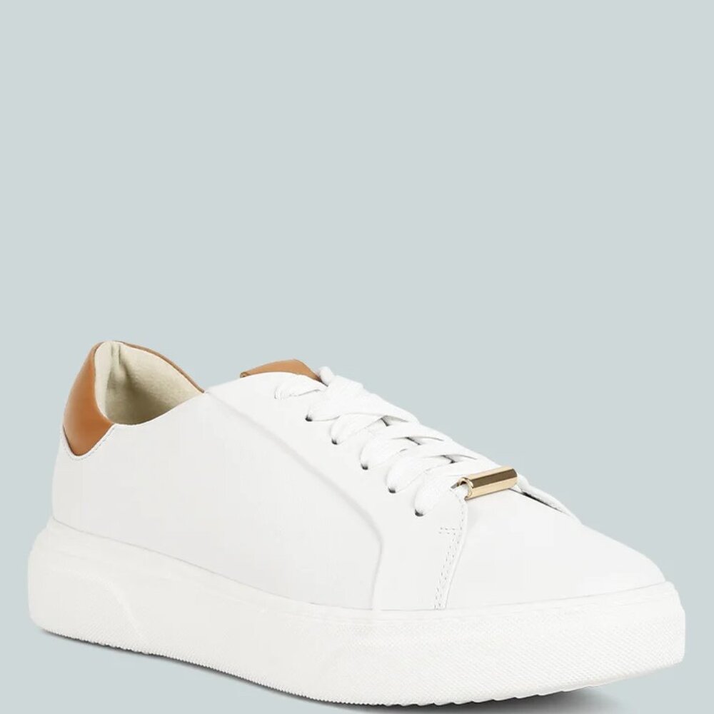 BRAND NEW RAG & CO SCHICK Women's Lace Up Leather Sneakers SZ 9